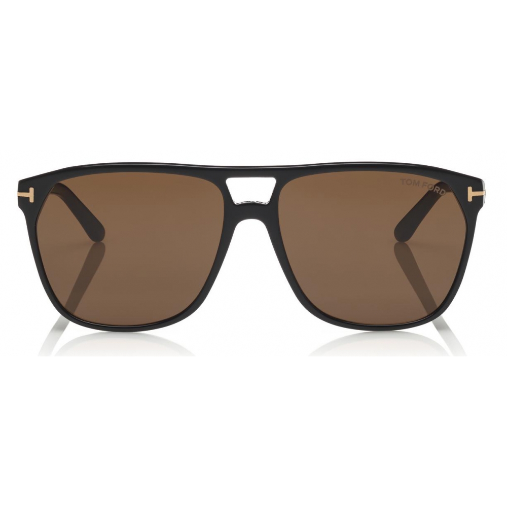 Tom Ford - Shelton Sunglasses - Square Acetate Sunglasses - Shiny Black ...