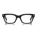 Tom Ford - Blue Block Optical Glasses - Occhiali da Vista Quadrati - Nero - FT5536-B - Occhiali da Vista - Tom Ford Eyewear