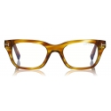 Tom Ford - Optical Glasses - Occhiali da Vista Quadrati - Miele di Opale - FT5536-B - Occhiali da Vista - Tom Ford Eyewear