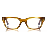 Tom Ford - Optical Glasses - Occhiali da Vista Quadrati - Miele di Opale - FT5536-B - Occhiali da Vista - Tom Ford Eyewear