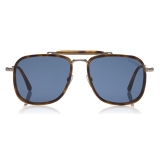 Tom Ford - Huck Sunglasses - Navigator Style Sunglasses - Blonde Havana - FT0665 - Sunglasses - Tom Ford Eyewear