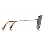 Tom Ford - Huck Sunglasses - Navigator Style Sunglasses - Blonde Havana - FT0665 - Sunglasses - Tom Ford Eyewear