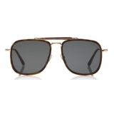 Tom Ford - Huck Sunglasses - Navigator Style Sunglasses - Dark Havana - FT0665 - Sunglasses - Tom Ford Eyewear