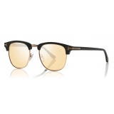 Tom Ford - Tom N.17 Sunglasses - Occhiali da Sole Stile Quadrati - Nero - FT0705-P - Occhiali da Sole - Tom Ford Eyewear