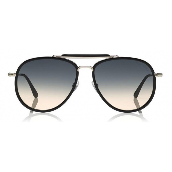 Tom Ford - Tripp Sunglasses - Occhiali da Sole Forma di Pilota - Nero - FT0666 - Occhiali da Sole - Tom Ford Eyewear