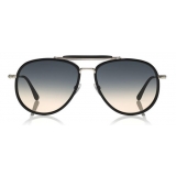 Tom Ford - Tripp Sunglasses - Pilot Shape Sunglasses - Black - FT0666 - Sunglasses - Tom Ford Eyewear