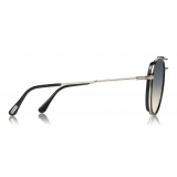 Tom Ford - Tripp Sunglasses - Occhiali da Sole Forma di Pilota - Nero - FT0666 - Occhiali da Sole - Tom Ford Eyewear