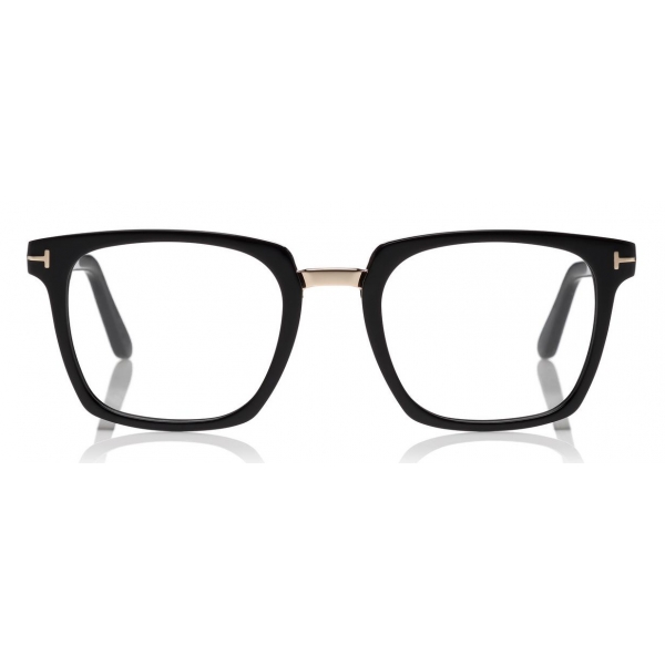 Tom Ford - Blue Block Optical Glasses - Square Acetate Optical Glasses - Black - FT5523-B - Optical Glasses - Tom Ford Eyewear
