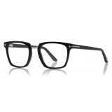 Tom Ford - Blue Block Optical Glasses - Square Acetate Optical Glasses - Black - FT5523-B - Optical Glasses - Tom Ford Eyewear