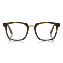 Tom Ford - Optical Glasses - Occhiali da Vista Quadrati - Avana Scuro - FT5523-B - Occhiali da Vista - Tom Ford Eyewear