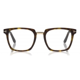 Tom Ford - Optical Glasses - Occhiali da Vista Quadrati - Avana Scuro - FT5523-B - Occhiali da Vista - Tom Ford Eyewear