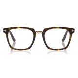 Tom Ford - Optical Glasses - Square Acetate Optical Glasses - Dark Havana - FT5523-B - Optical Glasses - Tom Ford Eyewear