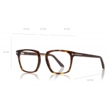 Tom Ford - Optical Glasses - Square Acetate Optical Glasses - Red Havana - FT5523-B - Optical Glasses - Tom Ford Eyewear