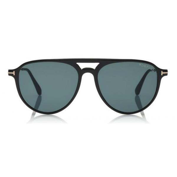 Tom Ford - Carlo Sunglasses - Occhiali da Sole Pilota in Acetato - Nero - FT0587 - Occhiali da Sole - Tom Ford Eyewear