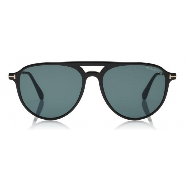 Tom Ford - Carlo Sunglasses - Pilot Acetate Sunglasses - Black - FT0587 - Sunglasses - Tom Ford Eyewear