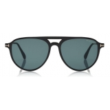 Tom Ford - Carlo Sunglasses - Occhiali da Sole Pilota in Acetato - Nero - FT0587 - Occhiali da Sole - Tom Ford Eyewear