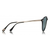 Tom Ford - Carlo Sunglasses - Occhiali da Sole Pilota in Acetato - Nero - FT0587 - Occhiali da Sole - Tom Ford Eyewear