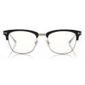 Tom Ford - Blue Block Optical Glasses - Square Optical Glasses - Black - FT5590-F-B - Optical Glasses - Tom Ford Eyewear