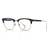 Tom Ford - Blue Block Optical Glasses - Square Optical Glasses - Black - FT5590-F-B - Optical Glasses - Tom Ford Eyewear