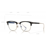 Tom Ford - Blue Block Optical Glasses - Square Optical Glasses - Black - FT5590-F-B - Optical Glasses - Tom Ford Eyewear