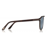 Tom Ford - Burton Sunglasses - Occhiali da Sole Morbido Quadrato - Havana - FT0697 - Occhiali da Sole - Tom Ford Eyewear