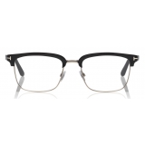 Tom Ford - Half-Rim Optical Glasses - Occhiali da Vista a Semicerchio - Nero - FT5504 - Occhiali da Vista - Tom Ford Eyewear