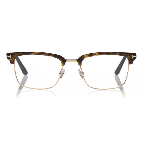 Tom Ford - Half-Rim Optical Glasses - Half-Rim Optical Glasses - Dark  Havana - FT5504 – Optical Glasses - Tom Ford Eyewear - Avvenice