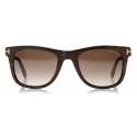 Tom Ford - Leo Square Sunglasses - Occhiali da Sole Quadrati - Legno Marroni - FT0336 - Occhiali da Sole - Tom Ford Eyewear