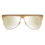 Tom Ford - Winter Gold Plated Sunglasses - Occhiali da Sole Stile Pilota - Oro - FT0707 - Occhiali da Sole - Tom Ford Eyewear