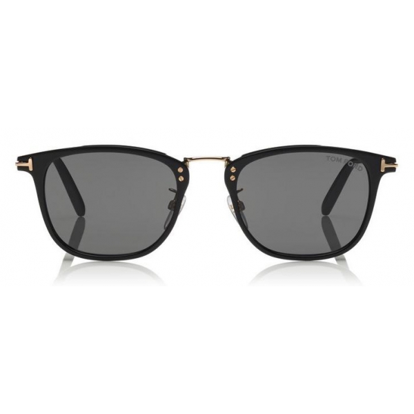 Tom Ford - Beau Sunglasses - Squared Acetate Sunglasses - Black - FT0672 - Sunglasses - Tom Ford Eyewear