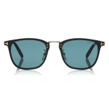 Tom Ford - Beau Sunglasses - Occhiali da Sole Quadrati - Grigio Trasparente - FT0672 - Occhiali da Sole - Tom Ford Eyewear