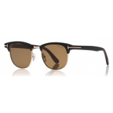 Tom Ford - Laurent Sunglasses - Occhiali da Sole Quadrati - Marroni - FT0623 - Occhiali da Sole - Tom Ford Eyewear