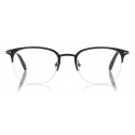 Tom Ford - Metal Optical Glasses - Occhiali da Vista Quadrati in Metallo - Nero - FT5452 - Occhiali da Vista - Tom Ford Eyewear