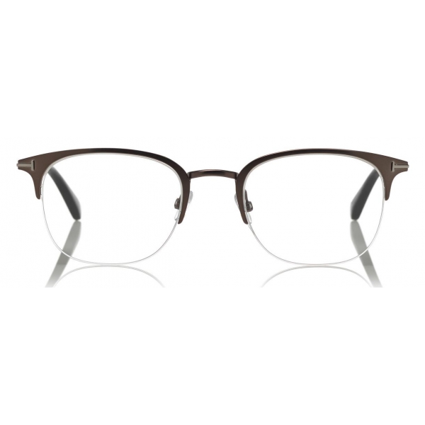Tom Ford - Metal Optical Glasses - Metal Optical Glasses - Matte Dark Ruthenium - FT5452 - Optical Glasses - Tom Ford Eyewear