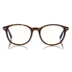 Tom Ford - Blue Block Optical Glasses - Occhiali Rotondi - Avana Scuro - FT5553-B - Occhiali da Vista - Tom Ford Eyewear