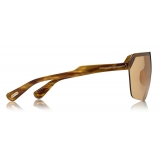 Tom Ford - Razor Sunglasses - Mask Shape Sunglasses - Olive - FT0797 - Sunglasses - Tom Ford Eyewear