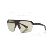 Tom Ford - Razor Sunglasses - Occhiali da Sole Forma di Maschera - Avana Rossa - FT0797 - Occhiali da Sole - Tom Ford Eyewear