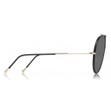 Tom Ford - Mack Sunglasses - Pilot Metal Sunglasses - Black - FT0671 - Sunglasses - Tom Ford Eyewear
