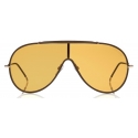 Tom Ford - Mack Sunglasses - Pilot Metal Sunglasses - Brown - FT0671 - Sunglasses - Tom Ford Eyewear