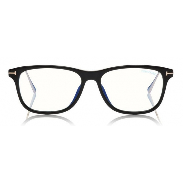 Tom Ford - Blue Block Optical Glasses - Occhiali da Vista Quadrati - Nero - FT5589-B - Occhiali da Vista - Tom Ford Eyewear