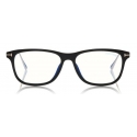 Tom Ford - Blue Block Optical Glasses - Square Optical Glasses - Black - FT5589-B - Optical Glasses - Tom Ford Eyewear