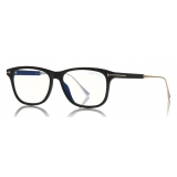 Tom Ford - Blue Block Optical Glasses - Occhiali da Vista Quadrati - Nero - FT5589-B - Occhiali da Vista - Tom Ford Eyewear