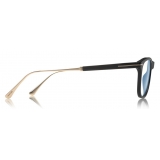 Tom Ford - Blue Block Optical Glasses - Occhiali da Vista Quadrati - Nero - FT5589-B - Occhiali da Vista - Tom Ford Eyewear