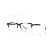 Tom Ford - Blue Block Optical Glasses - Occhiali Quadrati - Nero Cristallo - FT5589-B - Occhiali da Vista - Tom Ford Eyewear