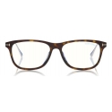 Tom Ford - Blue Block Optical Glasses - Square Optical Glasses - Dark Havana - FT5589-B - Optical Glasses - Tom Ford Eyewear