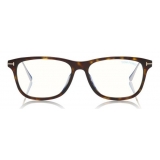 Tom Ford - Blue Block Optical Glasses - Square Optical Glasses - Dark Havana - FT5589-B - Optical Glasses - Tom Ford Eyewear