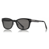 Tom Ford - Magnetic Clip Sunglasses - Square Metal Sunglasses - Grey - FT5474 - Sunglasses - Tom Ford Eyewear