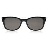 Tom Ford - Magnetic Clip Sunglasses - Occhiali Quadrati in Metallo - Grigio - FT5474 - Occhiali da Sole - Tom Ford Eyewear