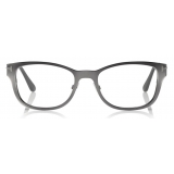 Tom Ford - Magnetic Clip Sunglasses - Occhiali Quadrati in Metallo - Grigio - FT5474 - Occhiali da Sole - Tom Ford Eyewear