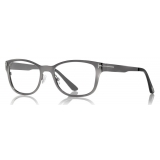 Tom Ford - Magnetic Clip Sunglasses - Occhiali Quadrati in Metallo - Grigio - FT5474 - Occhiali da Sole - Tom Ford Eyewear